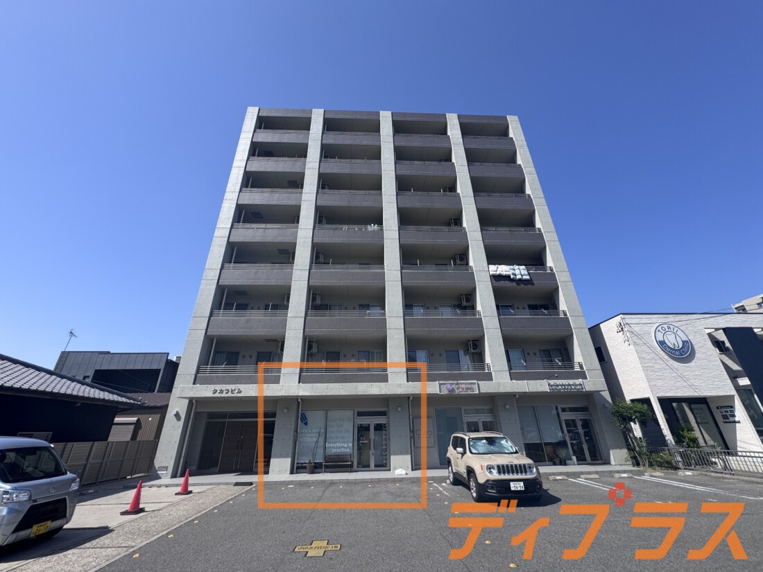 JR岡崎駅徒歩4分！駐車場２台付き！築浅の１F店舗事務所です！